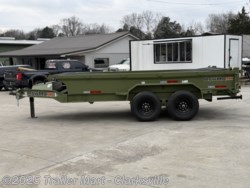 2024 RawMaxx 7x14 14k LowPro Dump W/ Hyd Jack - New Dump Trailer for sale by Trailer Mart - Clarksville in Clarksville, Tennessee