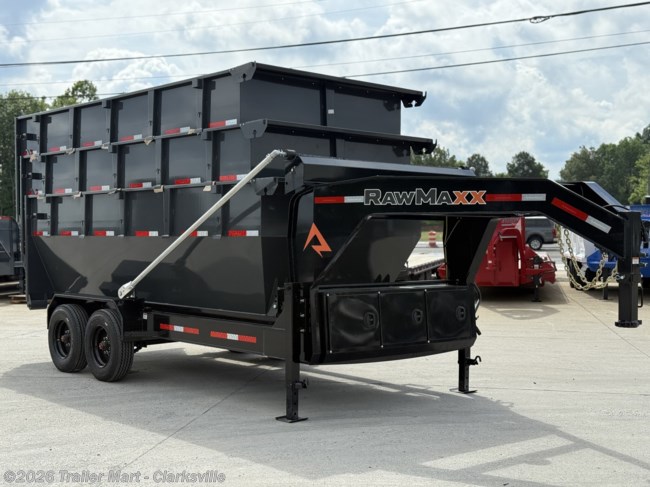 2025 RawMaxx RDX 16' Roll Off Trailer + 3 Bins