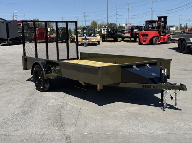 2026 Rice Trailers Single Stealth 12' Stealth Utility