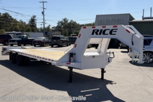 2026 Rice Trailers Deckover Gooseneck 25+5 24K Gooseneck