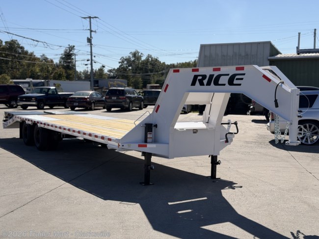 2026 Rice Trailers Deckover Gooseneck 25+5 24K Gooseneck