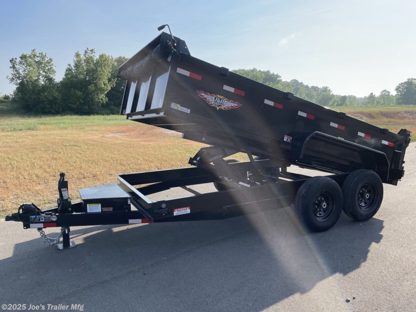 H&H 83X14 Dump Trailer, 7000# Axles, Electric Brakes, Hot Mill Structural Steel Channel Frame, 8" Steel Channel Frame, Box Capacity 6.74 Cubic Yards, 3" Steel Cross Members, 24" Tall Sides, Multiple Stake Pockets, 2 5/16" Adjustable Coupler, 7k Drop Leg Jack, 10 GA Steel Deck, One-Piece Steel Deck, D-Ring Tie Downs, Side Mounted Tie Downs, 3-Way Spreader Gate, Barn Door Gate, Slide-In Ramps, Diamond Plate Fenders, LED Trailer Lights, Spare Tire Mount, Tarp System, Brakes Equipped, Power-up Scissor Lift, Power-down Scissor Lift, Corded Remote, ST235/80R16 Tires, LR E Tires, Outside Toolbox, Battery Charger Plug, Scissor Lift Trailer, Heavy Duty Dump Trailer, Industrial Dump Trailer, Construction Trailer, Dump Trailer with Ramps, Trailer with D-Rings, Adjustable Coupler Trailer, High Capacity Dump Trailer, Durable Dump Trailer, Off-Road Dump Trailer. H&H 83X14 Dump Trailer, 7000# Axles, Electric Brakes, Hot Mill Structural Steel Channel Frame, 8" Steel Channel Frame, Box Capacity 6.74 Cubic Yards, 3" Steel Cross Members, 24" Tall Sides, Multiple Stake Pockets, 2 5/16" Adjustable Coupler, 7k Drop Leg Jack, 10 GA Steel Deck, One-Piece Steel Deck, D-Ring Tie Downs, Side Mounted Tie Downs, 3-Way Spreader Gate, Barn Door Gate, Slide-In Ramps, Diamond Plate Fenders, LED Trailer Lights, Spare Tire Mount, Tarp System, Brakes Equipped, Power-up Scissor Lift, Power-down Scissor Lift, Corded Remote, ST235/80R16 Tires, LR E Tires, Outside Toolbox, Battery Charger Plug, Scissor Lift Trailer, Heavy Duty Dump Trailer, Industrial Dump Trailer, Construction Trailer, Dump Trailer with Ramps, Trailer with D-Rings, Adjustable Coupler Trailer, High Capacity Dump Trailer, Durable Dump Trailer, Off-Road Dump Trailer.