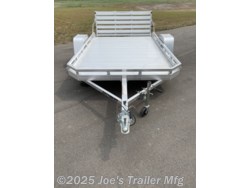Aluma Executive Series trailer, 77"x10' utility trailer, 3.5K EZ-Lube torsion axle, ST205/75R14 Load Range C tires, black aluminum rims, aluminum fenders with steps, trailer tongue handle, aluminum trailer floor, front retaining rails, side retaining rails, A-frame aluminum tongue, 2" coupler, stake pockets, D-rings, 1.2K swivel jack, LED lighting with deck lighting, heavy-duty utility trailer, aluminum utility trailer, high-quality trailer components, durable trailer design, versatile utility trailer, off-road utility trailer, robust trailer construction, lightweight aluminum trailer, easy maintenance utility trailer, premium trailer features, rugged trailer design, customizable utility trailer, heavy-load trailer capabilities, secure trailer fittings, high-performance trailer accessories. Aluma Executive Series trailer, 77"x10' utility trailer, 3.5K EZ-Lube torsion axle, ST205/75R14 Load Range C tires, black aluminum rims, aluminum fenders with steps, trailer tongue handle, aluminum trailer floor, front retaining rails, side retaining rails, A-frame aluminum tongue, 2" coupler, stake pockets, D-rings, 1.2K swivel jack, LED lighting with deck lighting, heavy-duty utility trailer, aluminum utility trailer, high-quality trailer components, durable trailer design, versatile utility trailer, off-road utility trailer, robust trailer construction, lightweight aluminum trailer, easy maintenance utility trailer, premium trailer features, rugged trailer design, customizable utility trailer, heavy-load trailer capabilities, secure trailer fittings, high-performance trailer accessories.