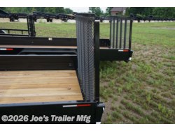 82x18 Tandem Solid Side Trailer, 12-Gauge Steel Frame Trailer, Steel Angle Crossmembers, 12-Gauge Steel Sides, 15" Tall Trailer Sides, 4" Steel Channel Tongue, A-Frame Posi-lock Coupler, Dual Safety Chains and Hooks, 2K Rated Set-Back Jack with Foot, 2x8 Treated Wood Decking, #1 Grade Wood Decking, Welded Front Board Retainer, Rear End Cap Trailer, 50" Spring Assisted Gate, Grab Handle Trailer, Steel Tread Plate Fenders, Spring Suspension Trailer, Easy Lube Hubs, Radial Tires Black Steel Wheels, Enclosed Sealed Wiring Harness, Full LED DOT Compliant Lighting, D-Rings Tie Downs, Spare Tire Mount, Brakes Equipped Trailer, Load Angle 22°, Ramp Length 50", Ramp Pivot Point Measurement. 82x18 Tandem Solid Side Trailer, 12-Gauge Steel Frame Trailer, Steel Angle Crossmembers, 12-Gauge Steel Sides, 15" Tall Trailer Sides, 4" Steel Channel Tongue, A-Frame Posi-lock Coupler, Dual Safety Chains and Hooks, 2K Rated Set-Back Jack with Foot, 2x8 Treated Wood Decking, #1 Grade Wood Decking, Welded Front Board Retainer, Rear End Cap Trailer, 50" Spring Assisted Gate, Grab Handle Trailer, Steel Tread Plate Fenders, Spring Suspension Trailer, Easy Lube Hubs, Radial Tires Black Steel Wheels, Enclosed Sealed Wiring Harness, Full LED DOT Compliant Lighting, D-Rings Tie Downs, Spare Tire Mount, Brakes Equipped Trailer, Load Angle 22°, Ramp Length 50", Ramp Pivot Point Measurement.