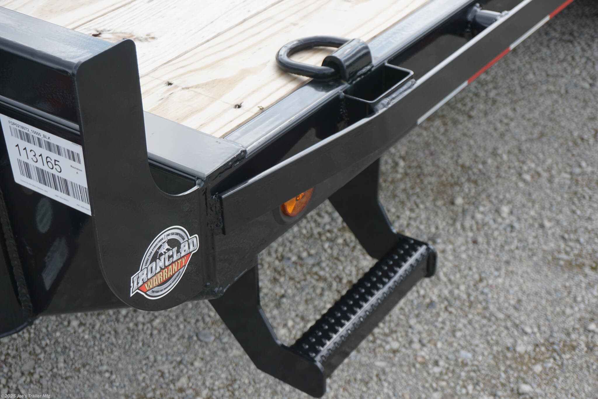 FDP 102 x 25, 10” I-Beam Frame, 10-inch I-Beam Frame, 10-inch I-Beam Tongue, 2 5/16” Adjustable Coupler, Adjustable Coupler, 2 5/16” Coupler, 16” Structural Crossmembers, Structural Crossmembers, Deck Height 33”, 33” Deck Height, Chain Storage Tray, Rub Rail, Stake Pockets, Pipe Spools, Cambered Spring Axles, Multi-leaf Slipper Spring Suspension, E-Z Lube Hubs, Electric Brake Axles, 2 Electric Brake Axles, Full 102’ Wide Deckover, 8’ Slide-in Ramps, 10k Drop-Leg Jack, Treated Pine 2x8 Floor, Treated Pine Floor, 2x8 Floor, 4 Standard 3” D-Rings, Standard 3” D-Rings, 235/80R16 Radial Tires, 235/80R16 Tires, 8 Hole Wheel, Lifetime LED Lighting, DOT Approved Lighting, Molded Sealed Harness, Harness with Resistors, 7-Way Receiver Female Plug, 7-Way Plug with Adapter.