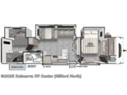 Call now about this 2025 Forest River Wildwood 33TS! Floorplan of 2025 Forest River Wildwood 33TS