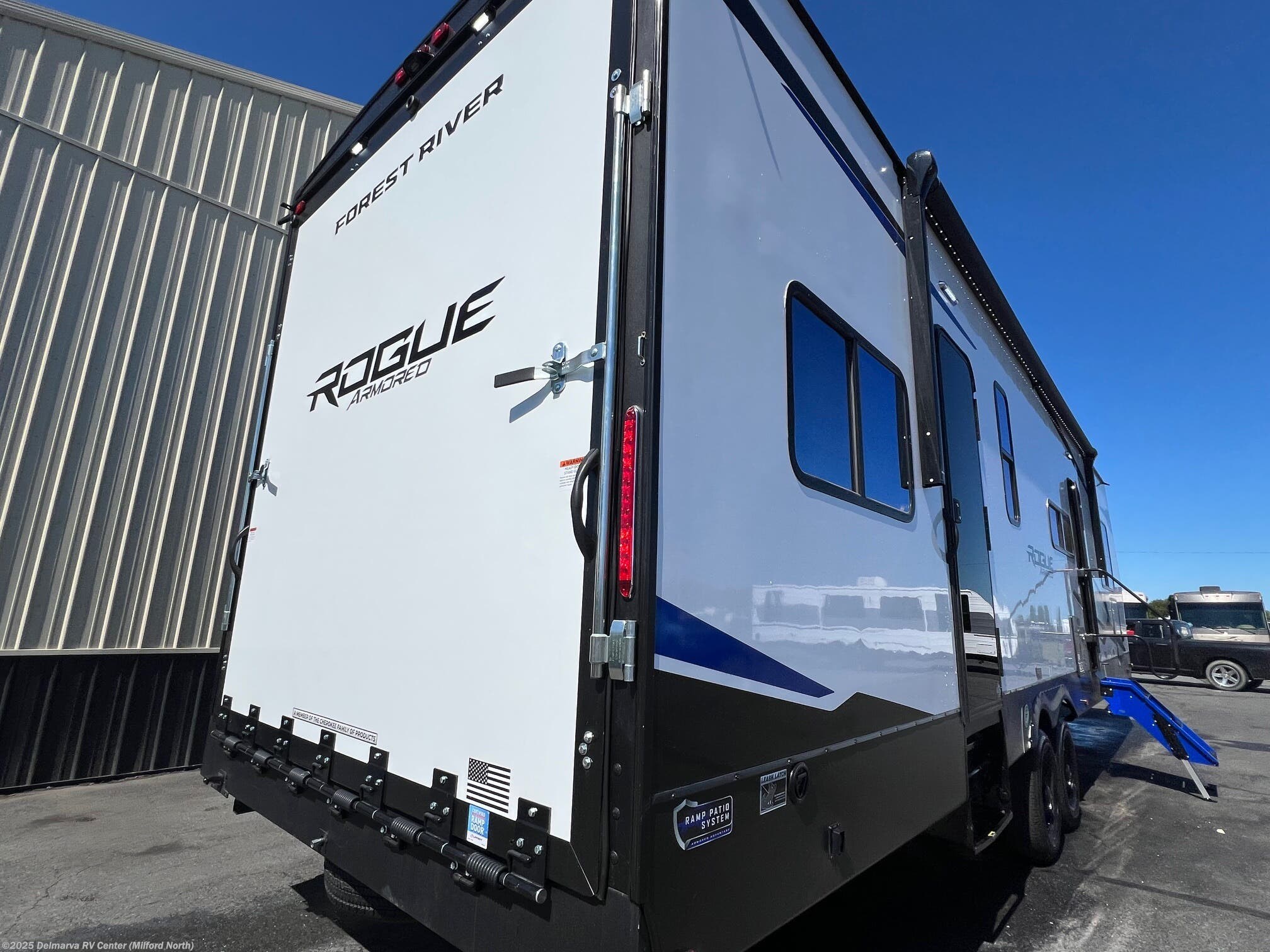 Call now about this 2026 Forest River Vengeance Rogue Armored 32L132! 2026 Forest River Vengeance Rogue Armored 32L132 - New Toy Hauler For Sale by Delmarva RV Center (Milford North) in Milford North, Delaware
