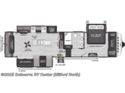 Call now about this 2026 Keystone Cougar 316RLS! Floorplan of 2026 Keystone Cougar 316RLS