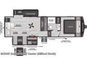 Call now about this 2026 Keystone Cougar Half-Ton 26RKE! Floorplan of 2026 Keystone Cougar Half-Ton 26RKE