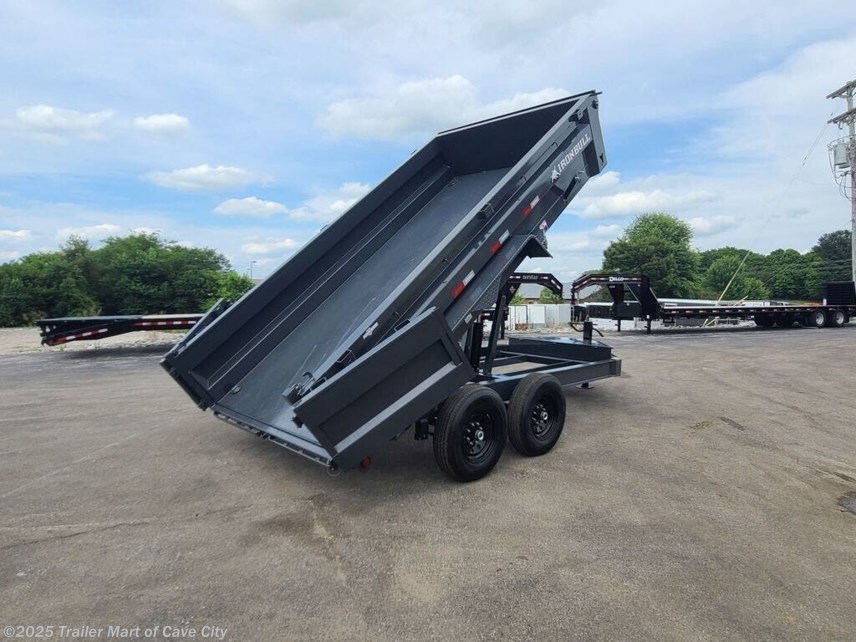New 2024 IronBull DWB8314072 7'x14' Dump Trailer available in Cave City, Kentucky