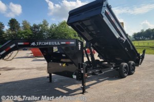 2026 IronBull DTG 7'x16' Gooseneck Dump Trailer