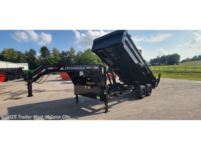 2026 IronBull DTG 7'x16' Gooseneck Dump Trailer