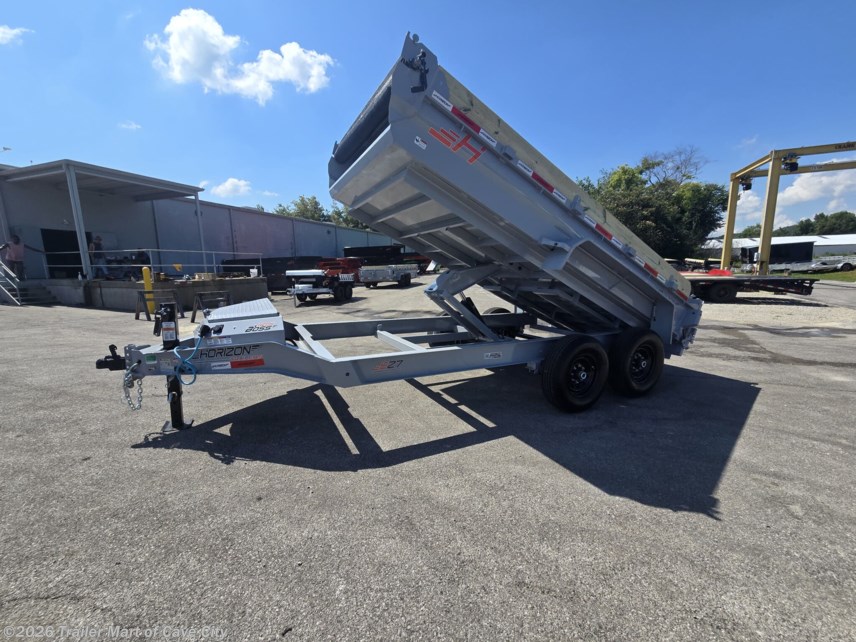 New 2025 Horizon Trailers EZ7 7'x14' 7k Dump Trailer available in Cave City, Kentucky