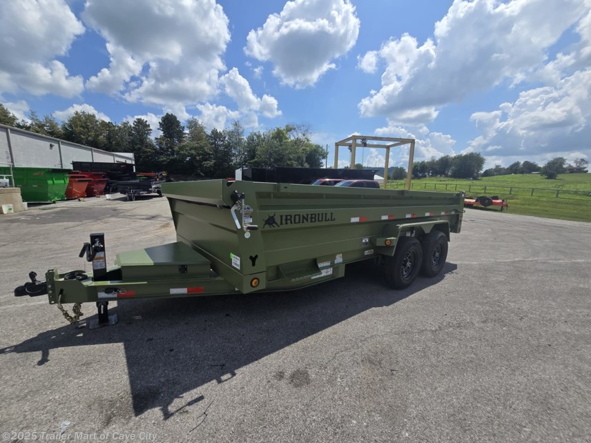 New 2026 IronBull DTB8316072 7'x16' Dump Trailer available in Cave City, Kentucky