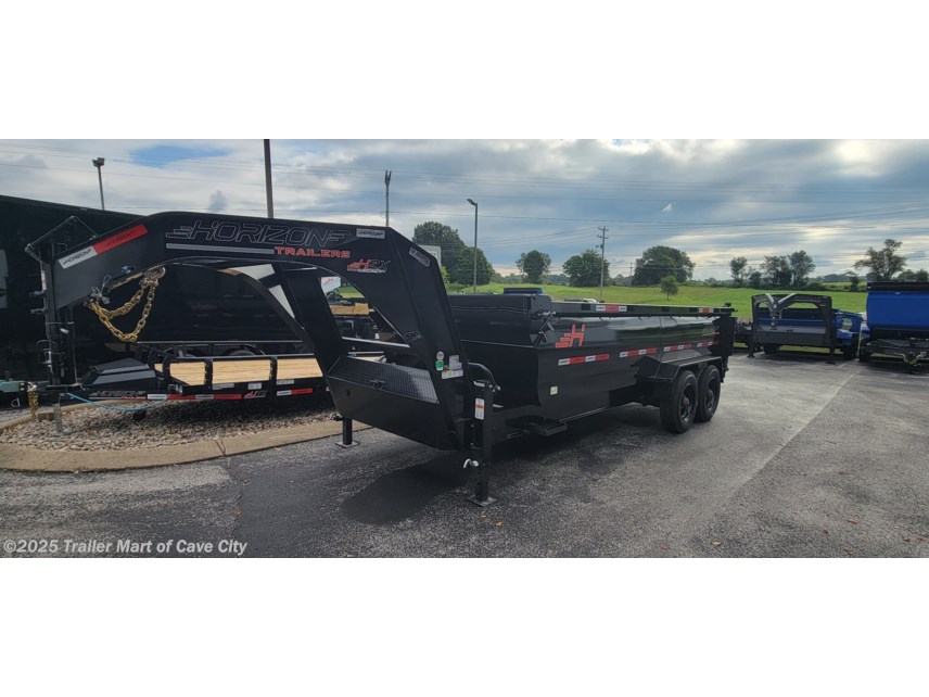 New 2026 Horizon Trailers HZX 16'GN 10K Telescopic Dump Trailer available in Cave City, Kentucky