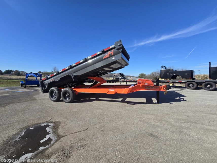 New 2026 Horizon Trailers HZ7 7'x16' 7k Dump Trailer available in Cave City, Kentucky