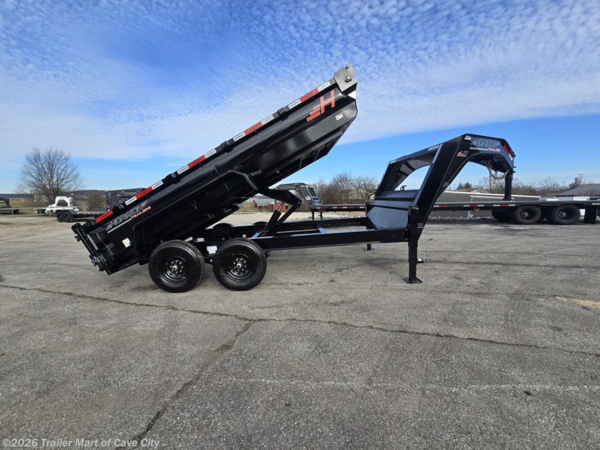 New 2026 Horizon Trailers LZ7 7'x14' Gooseneck 7k Dump Trailer available in Cave City, Kentucky