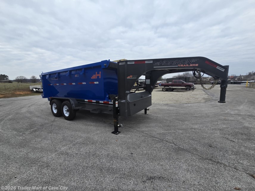 Used 2024 Horizon Trailers RDZ 14' Gooseneck Roll-Off Trailer + 1 NEW BIN available in Cave City, Kentucky