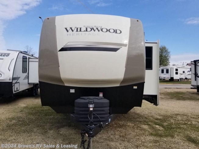 2024 Forest River Heritage Glen 308RL - New Travel Trailer For Sale by Brown