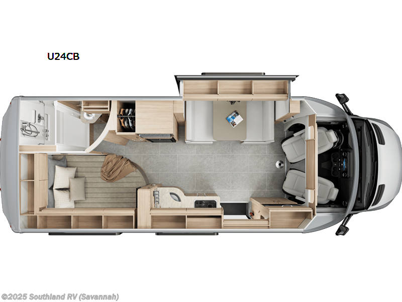 Call now about this 2026 Leisure Travel Unity U24CB! 2026 Leisure Travel Unity U24CB - New Class B For Sale by Southland RV in Savannah, Georgia features Slideout