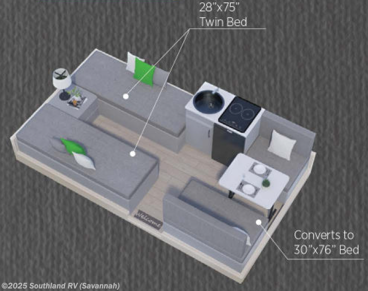 Call now about this 2025 Aliner Classic Twin Bed! 2025 Aliner Classic Twin Bed - New Popup For Sale by Southland RV in Savannah, Georgia