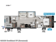 Call now about this 2026 Grand Design Transcend 305BHT! 2026 Grand Design Transcend 305BHT - New Travel Trailer For Sale by Southland RV in Savannah, Georgia features Slideout