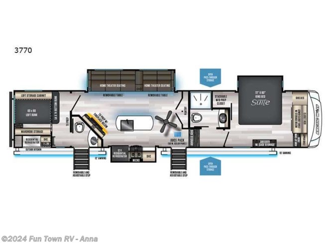 2023 Forest River Cherokee Arctic Wolf Suite 3770 - New Fifth Wheel For Sale by Fun Town RV - Anna in Anna, Illinois