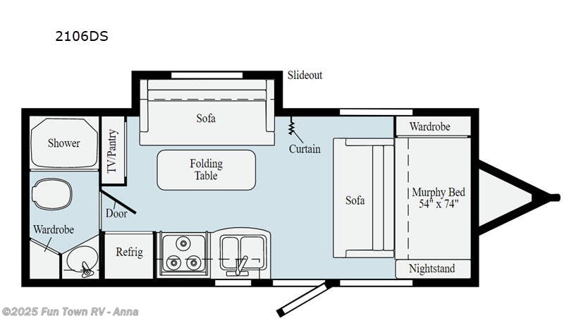 Call now about this 2020 Winnebago Micro Minnie 2106DS! 2020 Winnebago Micro Minnie 2106DS - Used Travel Trailer For Sale by Fun Town RV - Anna in Anna, Illinois features Slideout