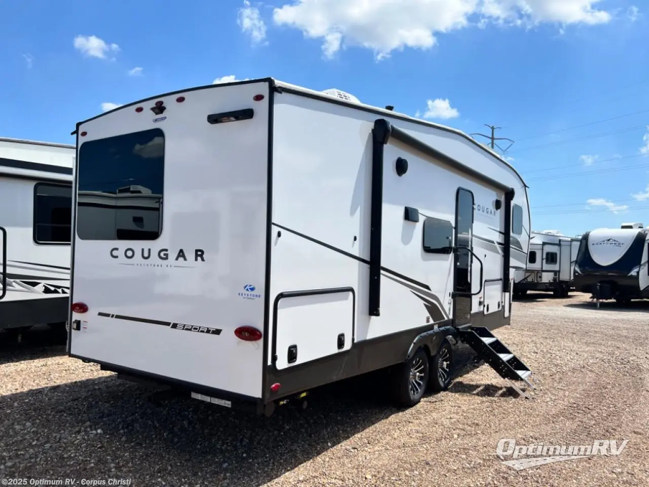 Call now about this 2025 Keystone Cougar Sport 2400RE! 2025 Keystone Cougar Sport 2400RE - New Fifth Wheel For Sale by Optimum RV - Corpus Christi in Robstown, Texas features Awning, Slideout