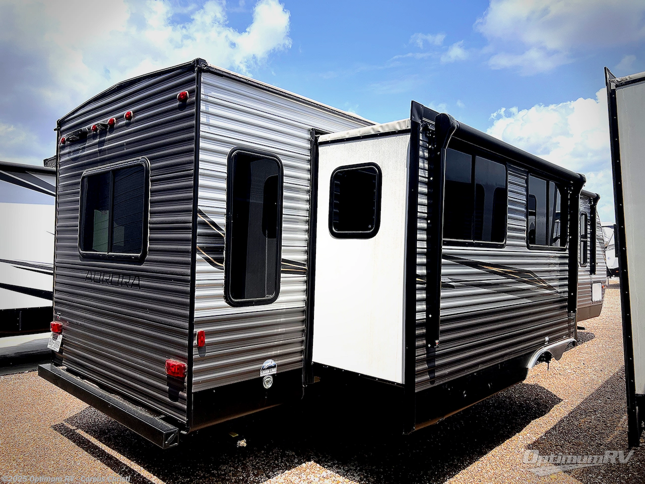 Call now about this 2024 Forest River Aurora 32RLTS! 2024 Forest River Aurora 32RLTS - Used Travel Trailer For Sale by Optimum RV - Corpus Christi in Robstown, Texas features Slideout, Awning
