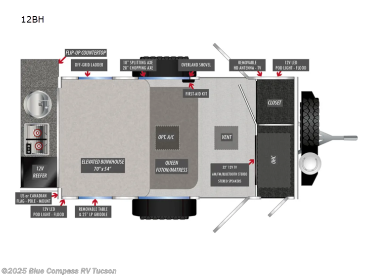 Email now about this 2025 Encore RV ROG 12BH! New 2025 Encore RV ROG 12BH available in Tucson, Arizona