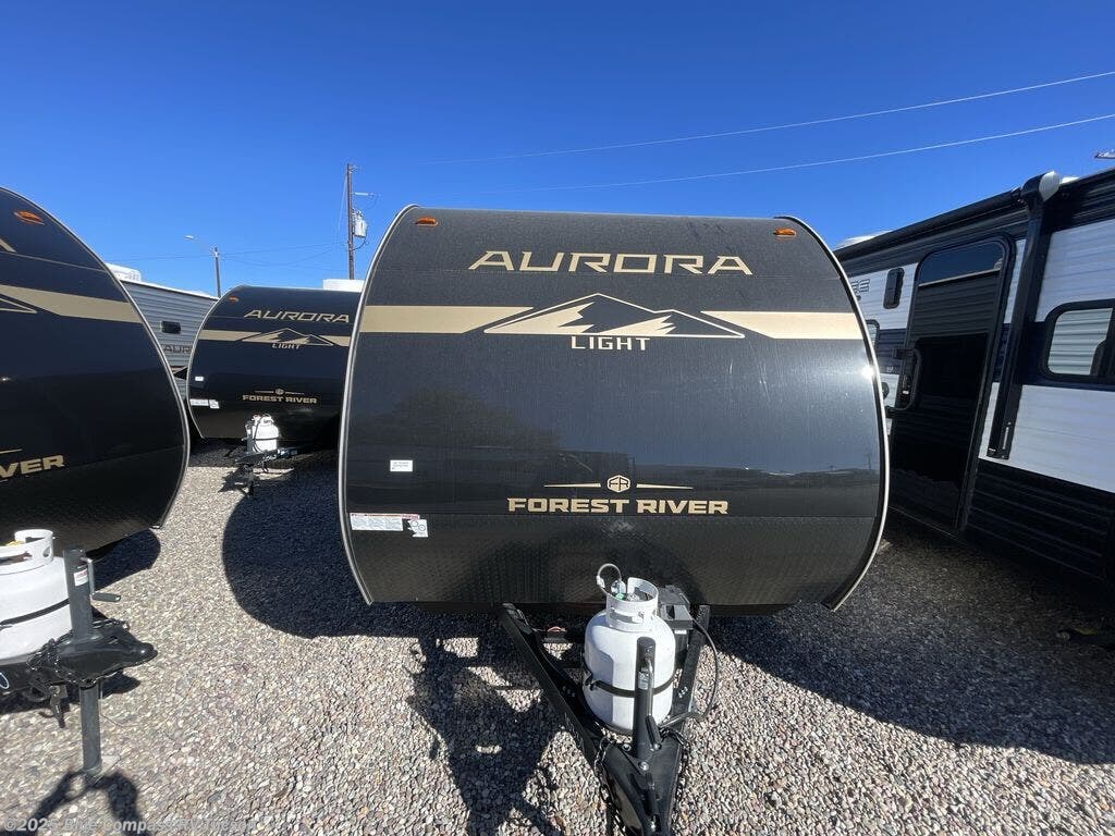 Contact us now about this 2025 Forest River Aurora Light 16BHX! 2025 Aurora Light 16BHX by Forest River from Blue Compass RV Tucson in Tucson, Arizona