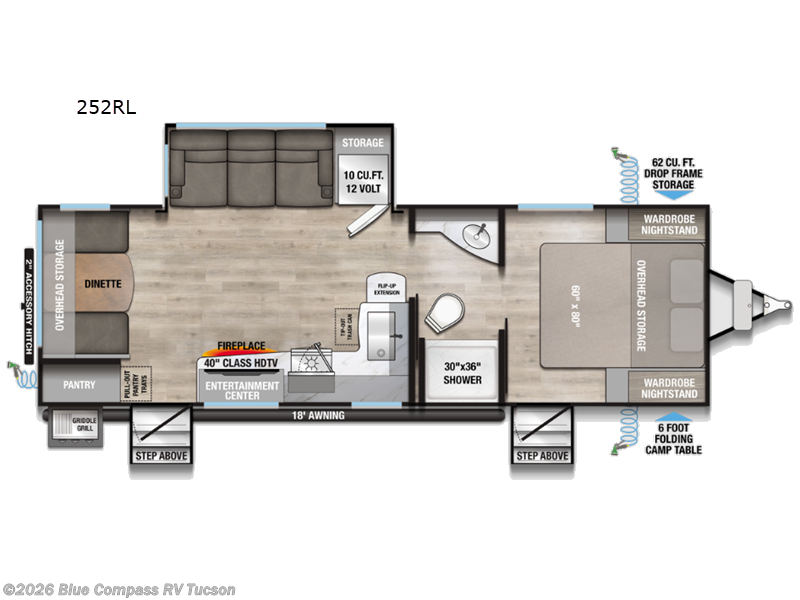 Call now about this 2026 Alliance RV Delta 252RL! 2026 Alliance RV Delta 252RL - New Travel Trailer For Sale by Blue Compass RV Tucson in Tucson, Arizona features Slideout