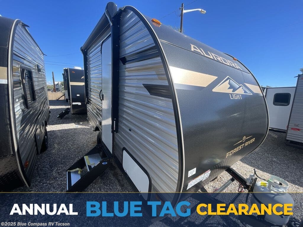 Email now about this 2026 Forest River Aurora Light 13RKX! New 2026 Forest River Aurora Light 13RKX available in Tucson, Arizona