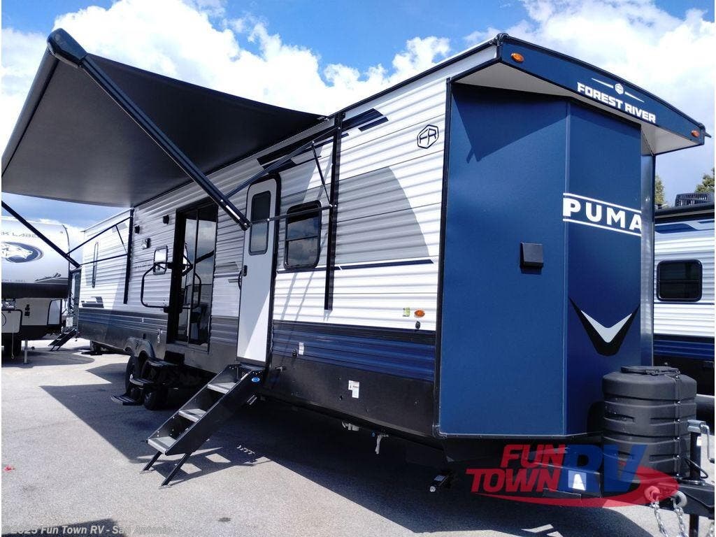 Email now about this 2025 Palomino Puma Destination 39DBT! New 2025 Palomino Puma Destination 39DBT available in Cibolo, Texas