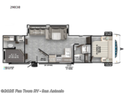 Call now about this 2025 Forest River Salem 29BDB! 2025 Forest River Salem 29BDB - New Travel Trailer For Sale by Fun Town RV - San Antonio in Cibolo, Texas features Slideout
