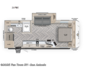 Call now about this 2025 Ember RV E-Series 21FBE! 2025 Ember RV E-Series 21FBE - New Travel Trailer For Sale by Fun Town RV - San Antonio in Cibolo, Texas features Slideout