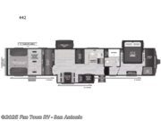 Call now about this 2026 Keystone Fuzion 442! 2026 Keystone Fuzion 442 - New Toy Hauler For Sale by Fun Town RV - San Antonio in Cibolo, Texas features Slideout