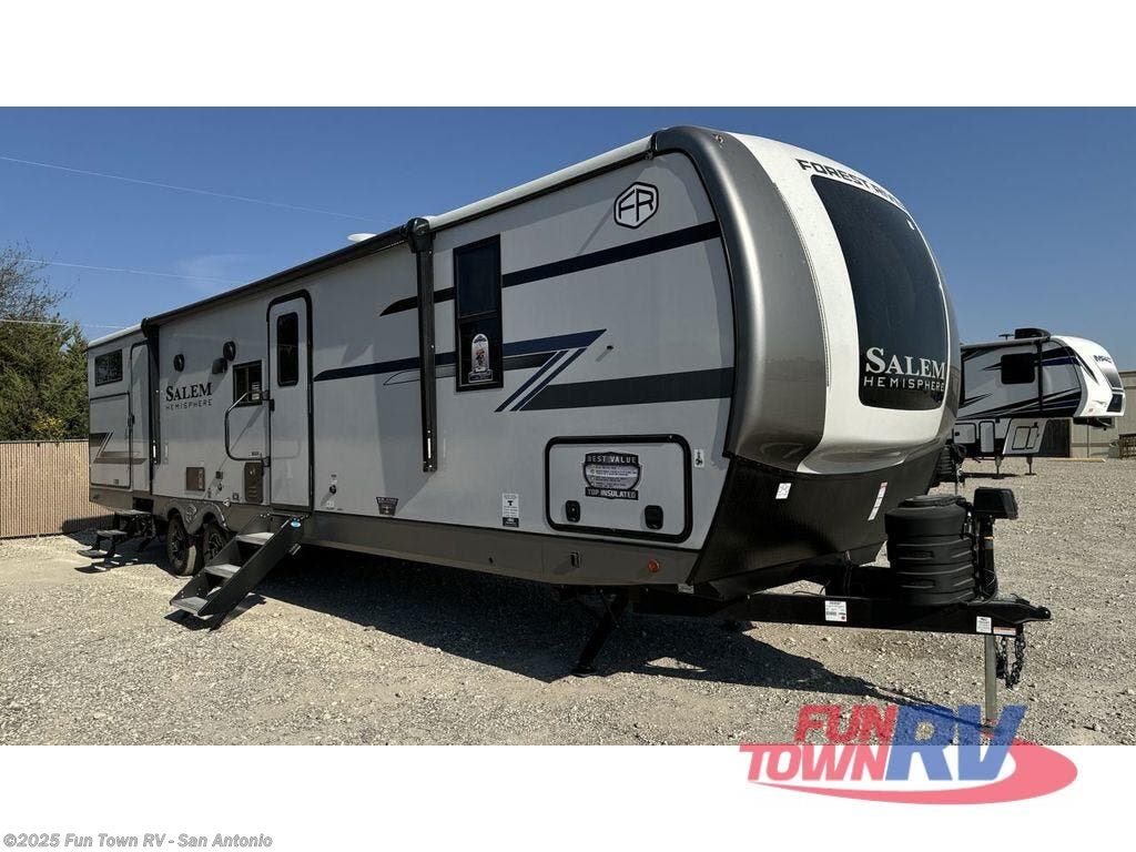 Email now about this 2025 Forest River Salem Hemisphere 314BUD! New 2025 Forest River Salem Hemisphere 314BUD available in Cibolo, Texas