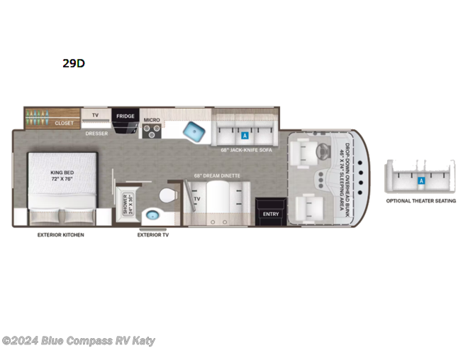 2024 Thor Motor Coach Resonate 29D - New Class A For Sale by Blue Compass RV Katy in Katy, Texas