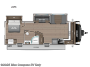 Call now about this 2025 Jayco Jay Feather 26FK! 2025 Jayco Jay Feather 26FK - New Travel Trailer For Sale by Blue Compass RV Katy in Katy, Texas features Slideout