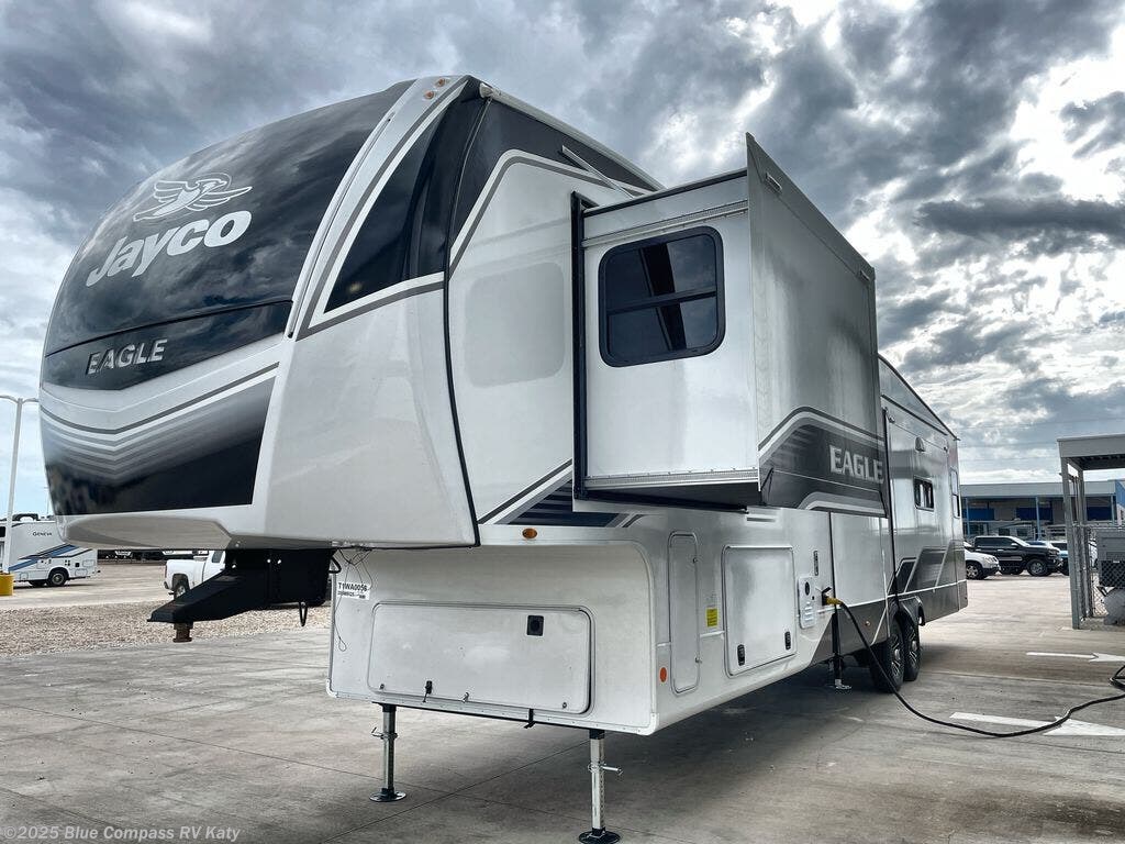 Contact us now about this 2026 Jayco Eagle 355MBQS! 2026 Eagle 355MBQS by Jayco from Blue Compass RV Katy in Katy, Texas