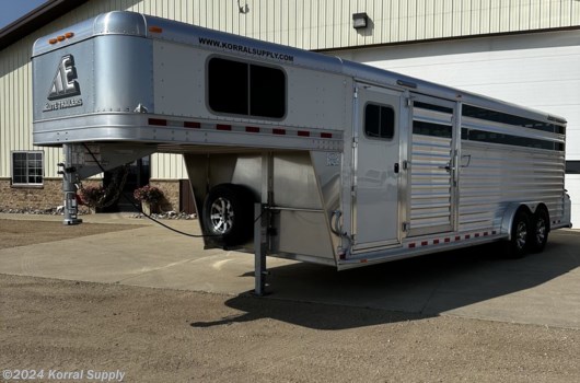 Horse Trailer - 2024 Elite Trailers 24FT Stock Combo - 2 Compartments available New in Douglas, ND