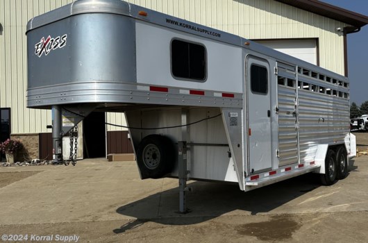 Horse Trailer - 2024 Exiss 24FT STOCK COMBO - 2 COMPARTMENTS available New in Douglas, ND