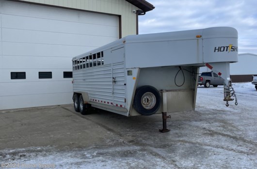 Horse Trailer - 2004 Trails West Hotshot Stock Combo available Used in Douglas, ND