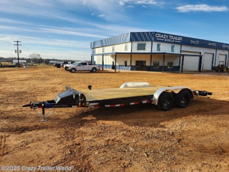 &lt;p&gt;Stock#&amp;nbsp; S1344798&lt;/p&gt;
&lt;div&gt;This trailer is for sale at Crazy Trailer World in Whitesboro Texas near Dallas Texas. We offer financing with approved credit. We have over 1000 Trailers in stock at our Texas locations.&amp;nbsp;&lt;/div&gt;
&lt;p&gt;83&quot; x 18&#39; Tandem Axle Carhauler Trailer&lt;/p&gt;
&lt;p&gt;* ST205/75 R15 LRC 6 Ply.&amp;nbsp;&lt;br&gt;* 5&quot; Channel Frame&lt;br&gt;* Coupler 2&quot; Adjustable (4 HOLE)&lt;br&gt;* Treated Wood Floor w/2&#39; Dove Tail&amp;nbsp;&lt;br&gt;* 2 - 3,500 Lb Dexter Spring Axles (2 Elec FSA Brakes)&lt;br&gt;* Diamond Plate Alum. Tear Drop Fenders (removable)&lt;br&gt;* REAR Slide-IN Ramps 5&#39; x 16&quot;&amp;nbsp;&lt;br&gt;* 24&quot; Cross-Members&lt;br&gt;* Jack Swivel 5000 lb. (10&quot;)&lt;br&gt;* Lights LED (w/Cold Weather Harness)&lt;br&gt;* 4 - D-Rings 3&quot; Weld On&lt;br&gt;* Road Service Program&amp;nbsp;&lt;br&gt;* Sport Box&lt;br&gt;* Spare Tire Mount&lt;br&gt;* Black (w/Primer)&lt;br&gt;CH8318032&lt;/p&gt;
&lt;div&gt;Please contact Crazy Trailer World to verify this trailer is still available. All prices are subject to Tax, Title, Plates &amp;amp; Doc Fees. All Trailers are discounted for Cash or Finance Price! We charge a convenience fee on credit card purchases.&lt;/div&gt;
&lt;div&gt;&amp;nbsp;&lt;/div&gt;
&lt;div&gt;Crazy Trailer World is not responsible for any Typos, Errors or misprints.&lt;/div&gt;
&lt;div&gt;&amp;nbsp;&lt;/div&gt;
&lt;div&gt;We also have a fully stocked selection of trailer parts and offer trailer service.&lt;/div&gt;