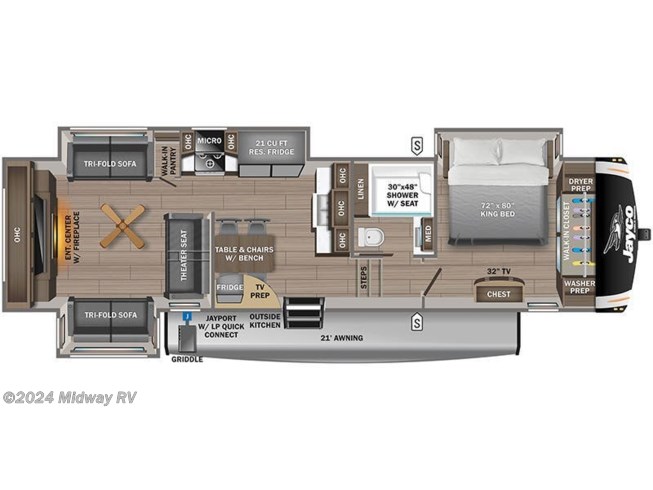 2023 Jayco Eagle 335RDOK - New Fifth Wheel For Sale by Midway RV in Billings, Montana