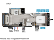Call now about this 2025 Grand Design Transcend 245RLT! 2025 Grand Design Transcend 245RLT - New Travel Trailer For Sale by Blue Compass RV Redmond in Redmond, Oregon features Slideout