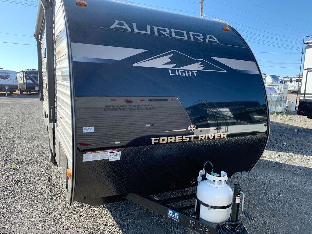 Contact us now about this 2026 Forest River Aurora Light 16BHX! 2026 Aurora Light 16BHX by Forest River from Blue Compass RV Redmond in Redmond, Oregon