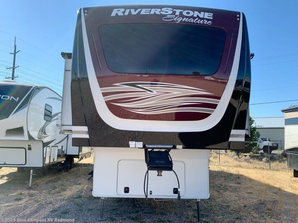 Contact us now about this 2023 Forest River RiverStone 41RL! 2023 RiverStone 41RL by Forest River from Blue Compass RV Redmond in Redmond, Oregon